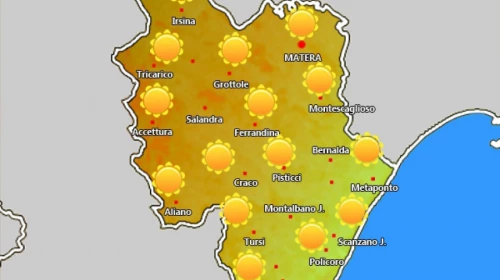 Dal 7 Ottobre 2014, sole e temperature in graduale aumento!